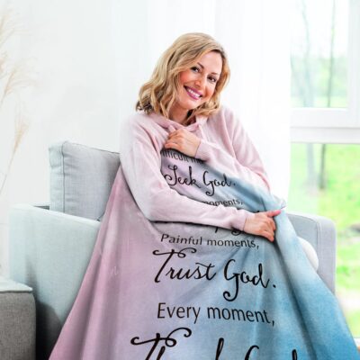 Christian Gifts for Women Faith Personalized Blankets For Inspiration