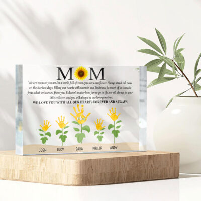 Custom Names Unique Mother's Day Acrylic Plaque Gift
