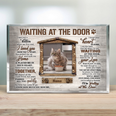 Unique Pet Memorial Gifts Custom Sayings For Loss Of Cat Acrylic Plaque