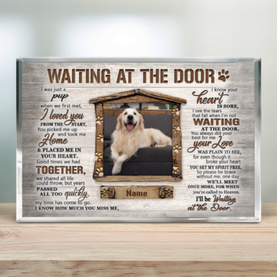 Unique Pet Memorial Gifts Custom Sayings For Loss Of Dog Acrylic Plaque