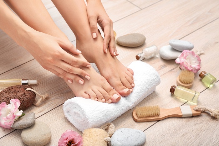 Give Mom the gift of relaxation this Mother's Day with a quick and easy at-home pedicure or manicure.