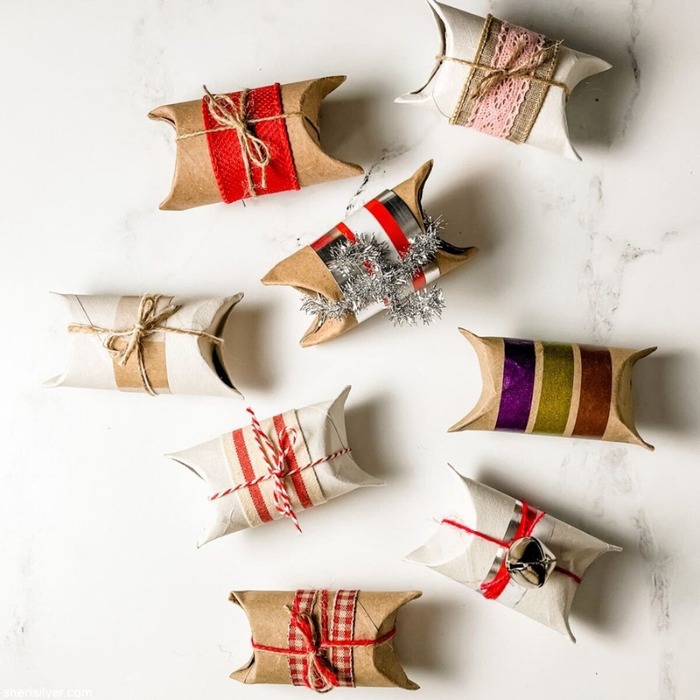 gift packaging ideas homemade - Cardboard Pillow Boxes