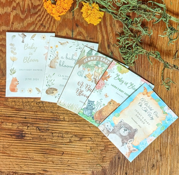 Design Your Seed Packet Label are Unique garden gifts for Mom