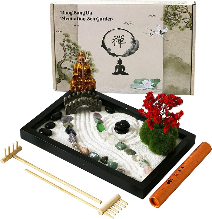 Zen Garden Kits are relaxation gardening gifts for Mother's Day