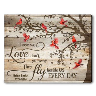 Sentimental Symapthy Gift in Memory of Loved One Custom Canvas Print