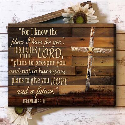 Christian Canvas Wall Art Motivational Home Decor Gift Idea