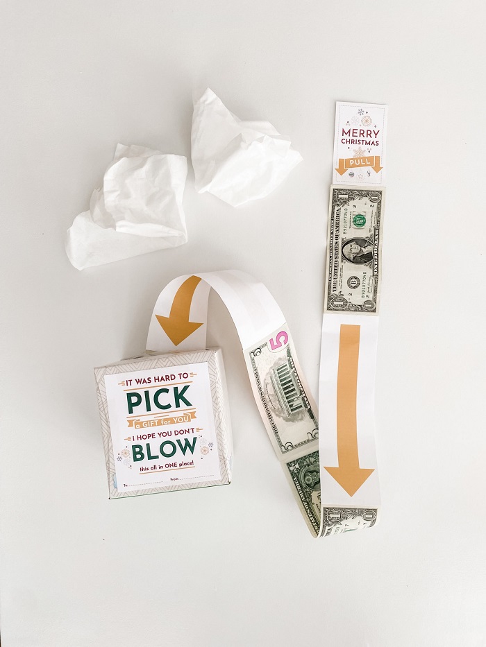 Surprise in a Tissue Box: fun ways to gift money