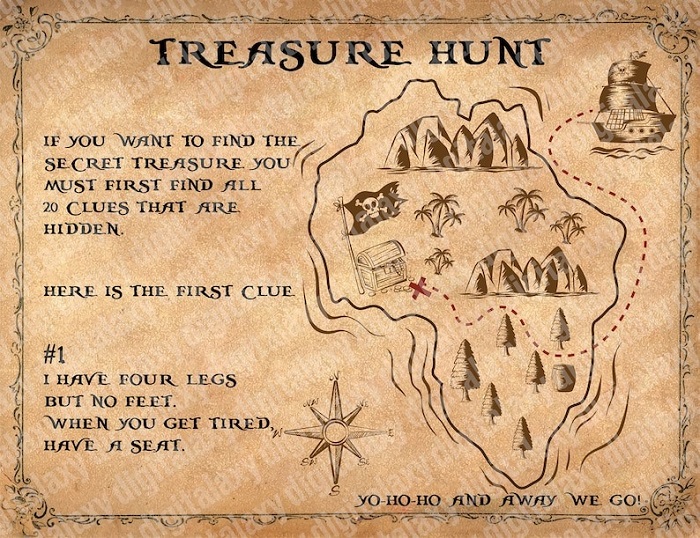 Treasure Hunting Map