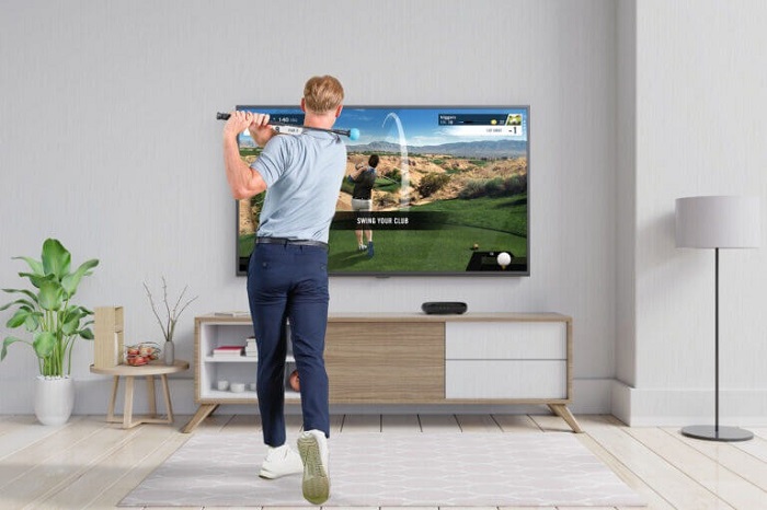 Virtual Golf Course for Smart TVs: retirement gift ideas for police officer