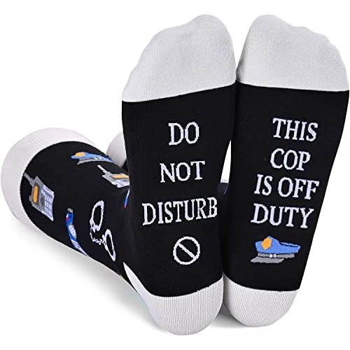 Funny Socks for Retirement are funny retirement gifts for police officers