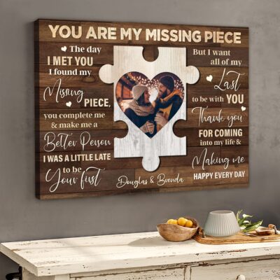 Customized Gift For Her Best Wedding Anniversary Canvas Wall Art