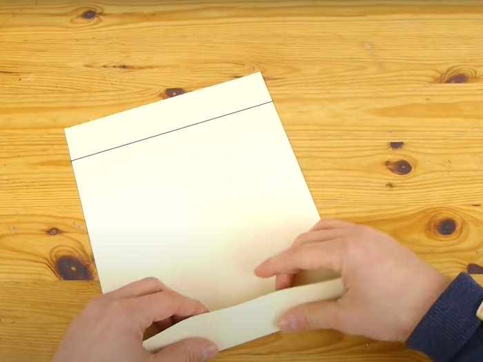 Step 2 - How to make a gift box out of cardboard with lid