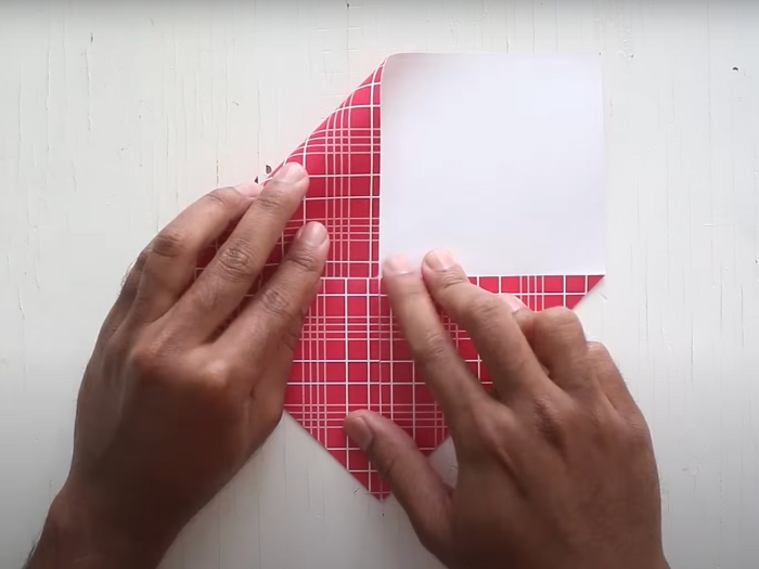 Step 3 - How to make a gift box with paper