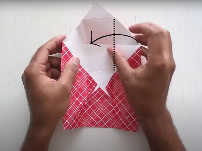 Step 5 - How to make a gift box with paper