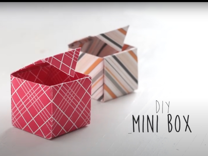 Step 10 - How to make a gift box with paper