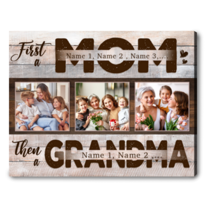 Mothers Day Gifts For Mom And Grandma Custom Canvas Wall Art