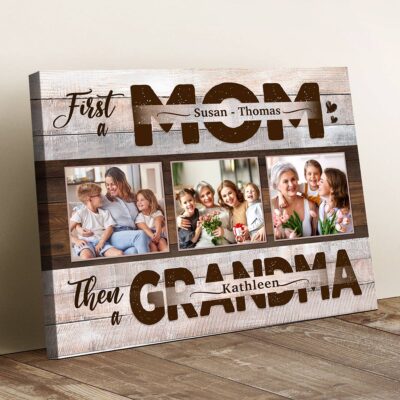 Mothers Day Gifts For Mom And Grandma Custom Canvas Wall Art
