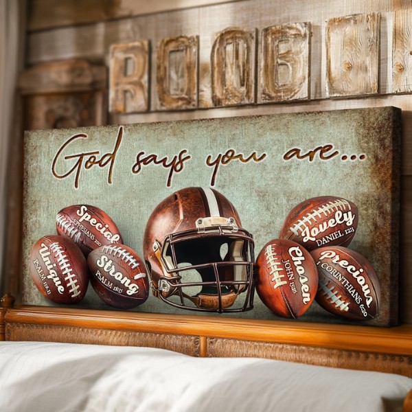 Inspirational Football Wall Art