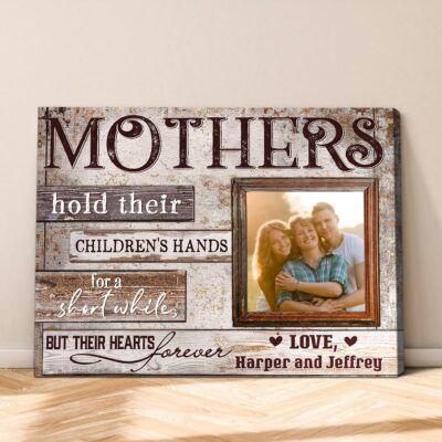 Sentimental Mothers Day Birthday Gifts For Mom Custom Canvas Wall Art