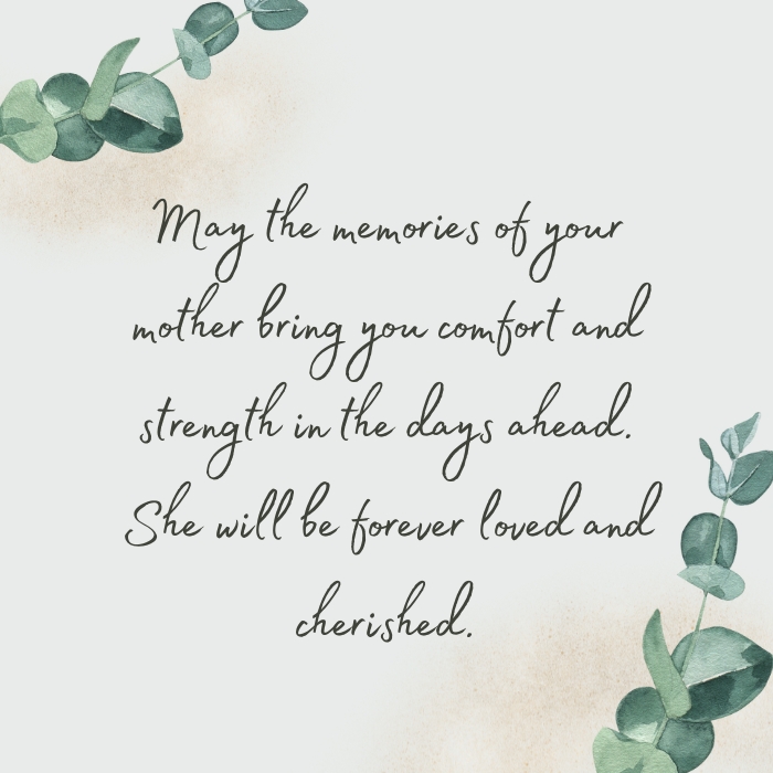 Sympathy Quotes For Loss Of Mother