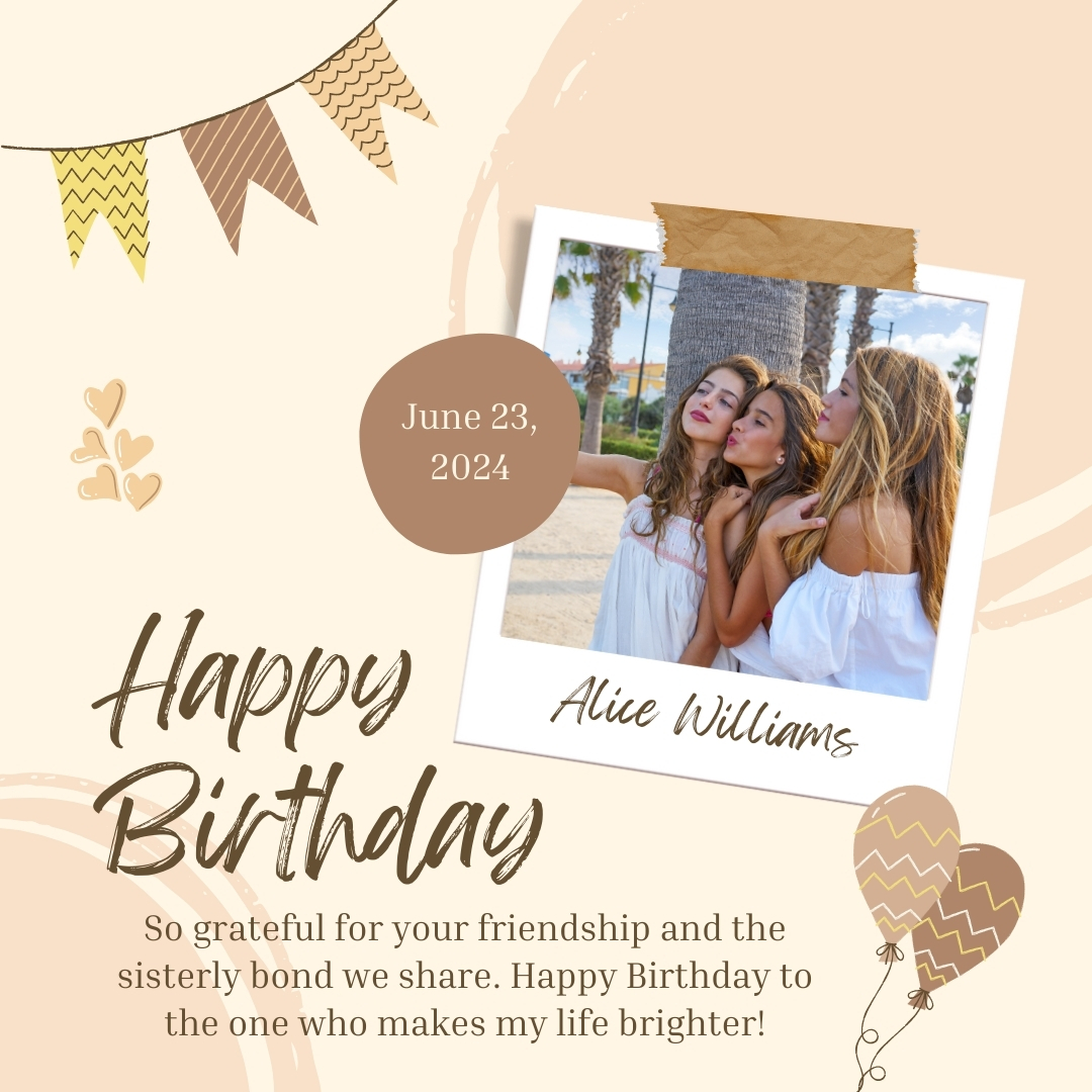 Birthday Quotes For Best Friend Like Sister