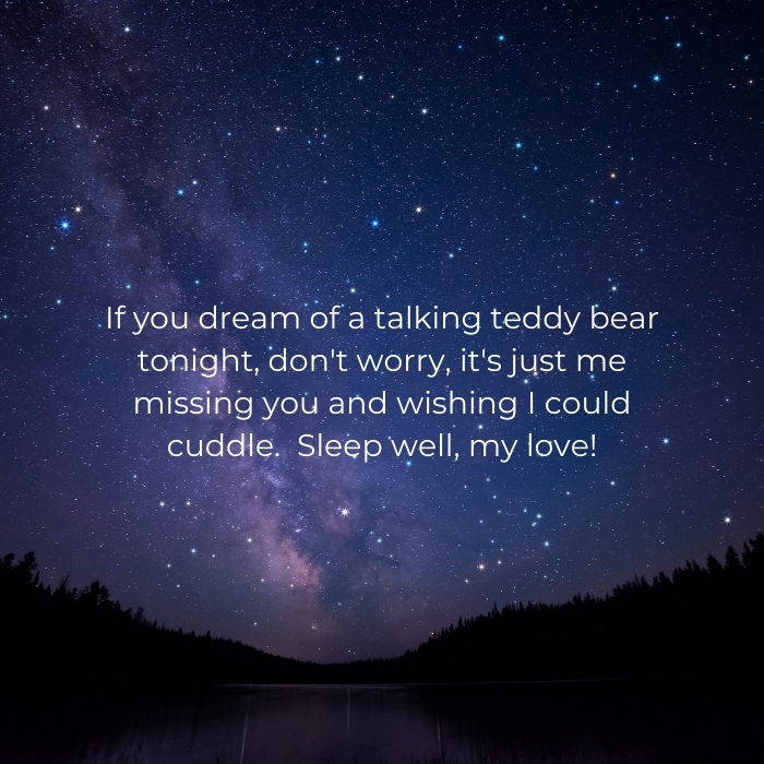 Emotional good night messages for her to show you truly care