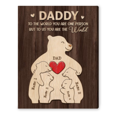 Best Father's Day Gift Ideas Custom Canvas Print for Dad