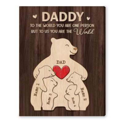 Best Father'S Day Gift Ideas Custom Canvas Print For Dad