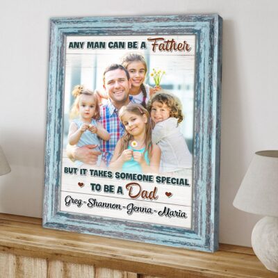 Best Father's Day Gift Personalized Photo Canvas Print