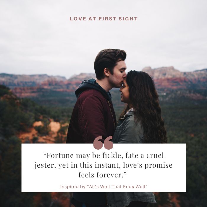 Shakespeare Quotes About Love At First Sight For Love Letters