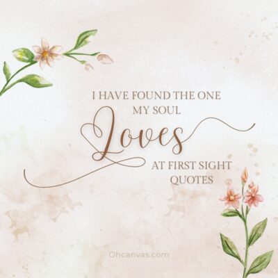 Beautiful Love At First Sight Quotes And Poems