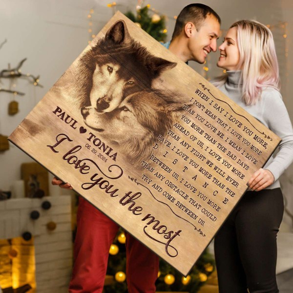 Custom canvas: Cute I'm sorry gifts for girlfriend