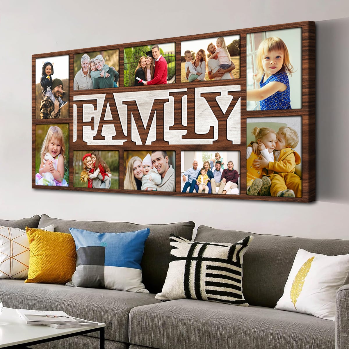 Canvas Photo Collage Gift Personalized Wedding Pictures Photo Collage Canvas Family Photo Collage/ Personalized Collage Art, Ready to cheapest Hang.