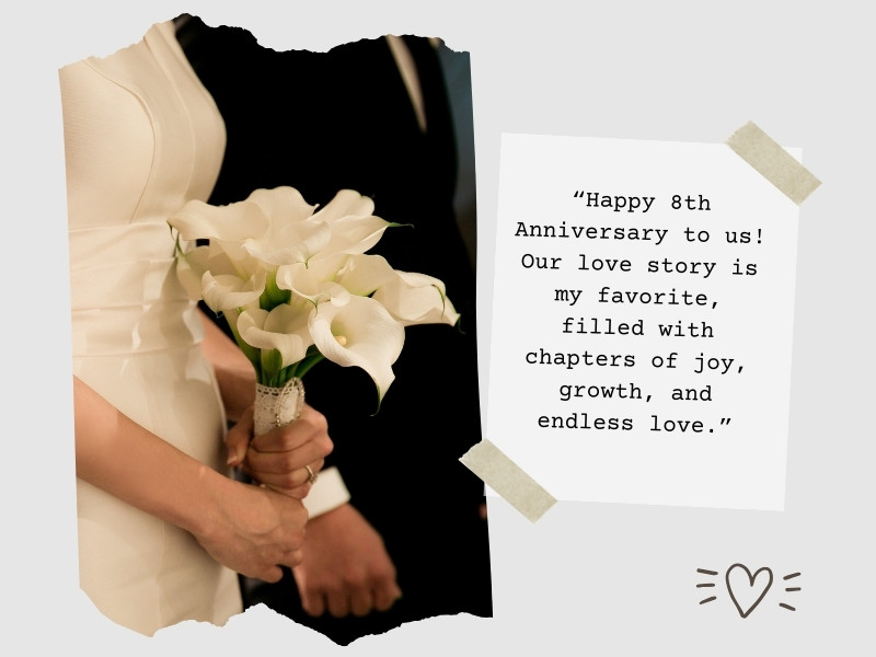 8 Year Anniversary Wishes For Your Partner