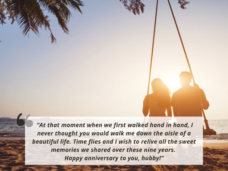 9 Year Anniversary Wishes For Your Partner