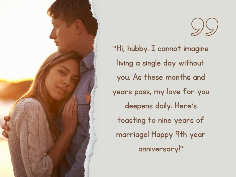 9 year anniversary sayings for your lover