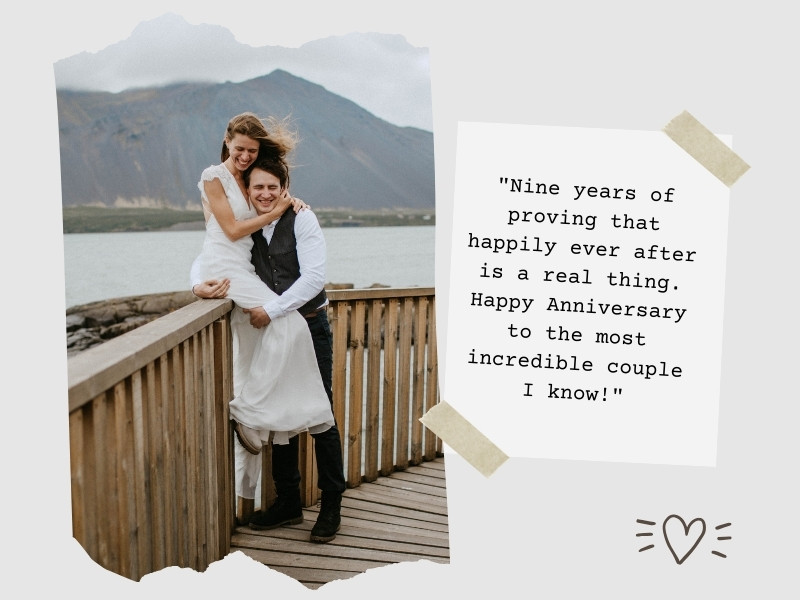 9 Year Anniversary Wishes For A Couple In Love