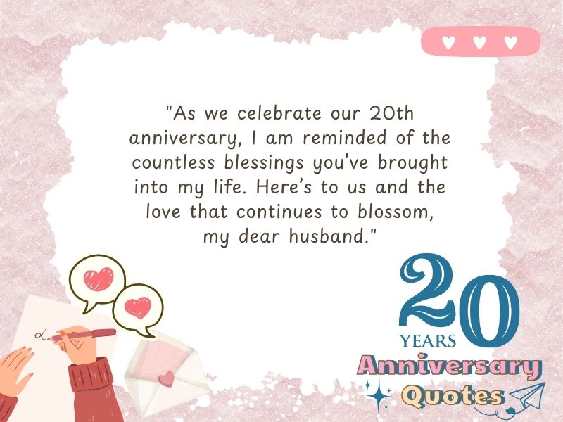 20 Year Marriage Anniversary Quotes For Him