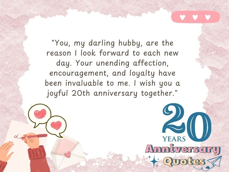 20Th Wedding Anniversary Wishes For Your Husband