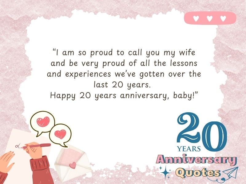 20 Year Anniversary Quotes For Wife