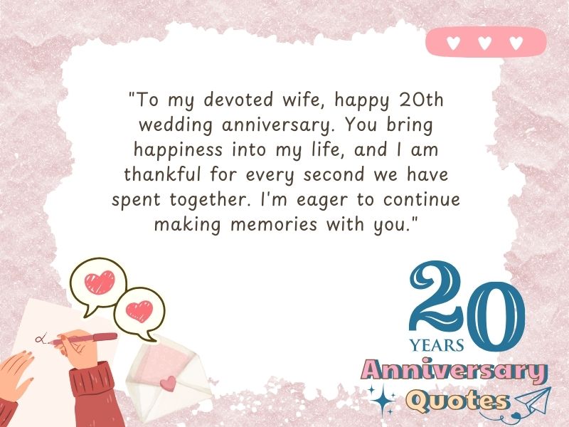 Happy 20Th Anniversary Wishes For Wife