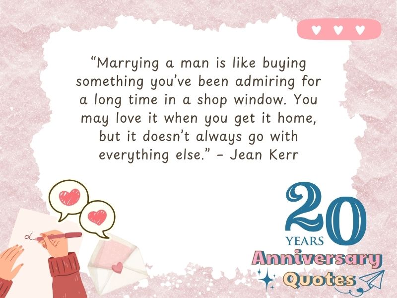 Funny 20 Year Wedding Anniversary Quotes