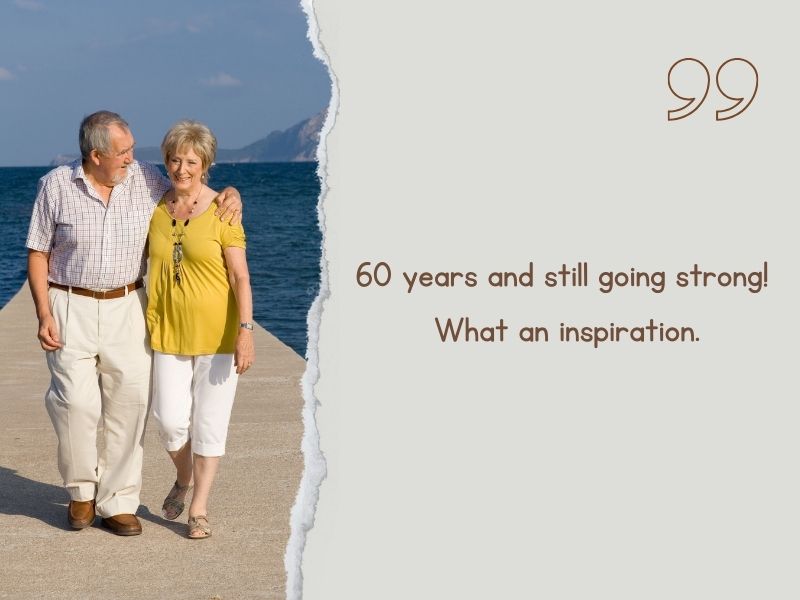 Short 60th Wedding Anniversary Wishes for Parents