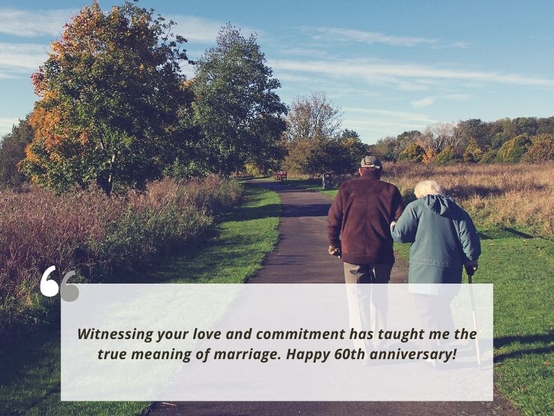 Sweet 60Th Wedding Anniversary Card Messages For Parents