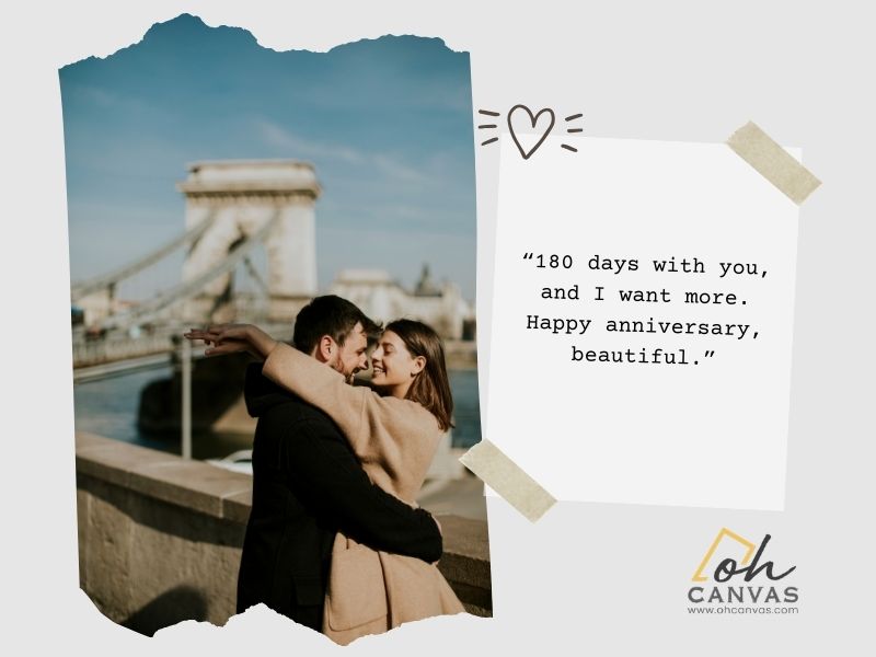 6 Month Anniversary Love Messages For Lover