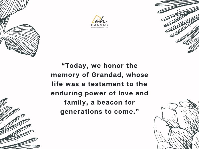 Remembrance Death Anniversary Quotes For Grandfather