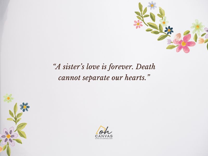 Quotes for death anniversary of sister