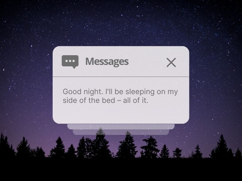 Angry Good Night Messages For Him