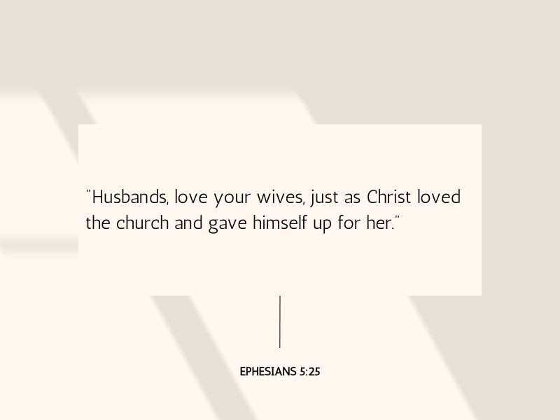 Bible Quotes About Loving Your Wife