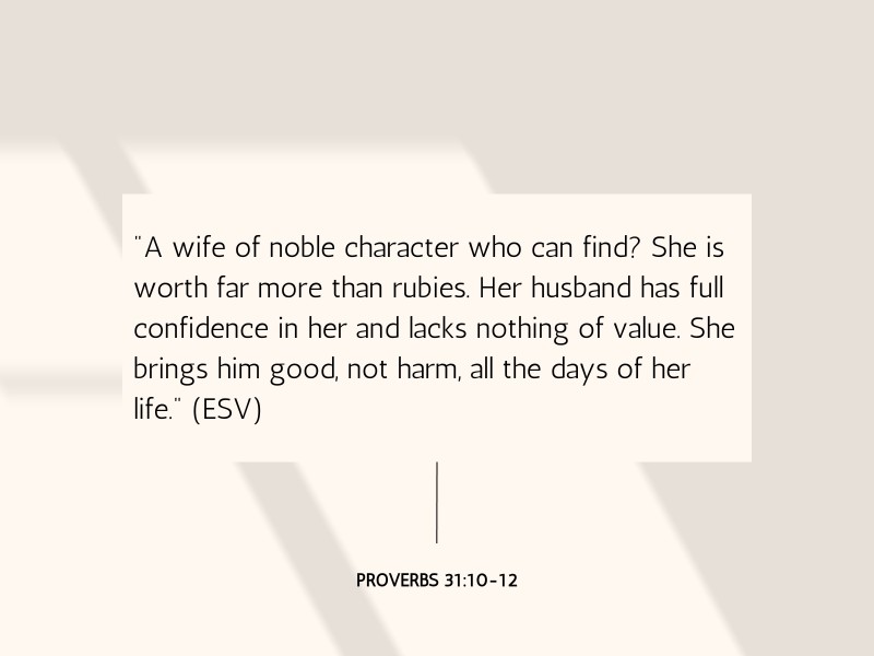 Bible Verses With Meaning About Loving Your Wife